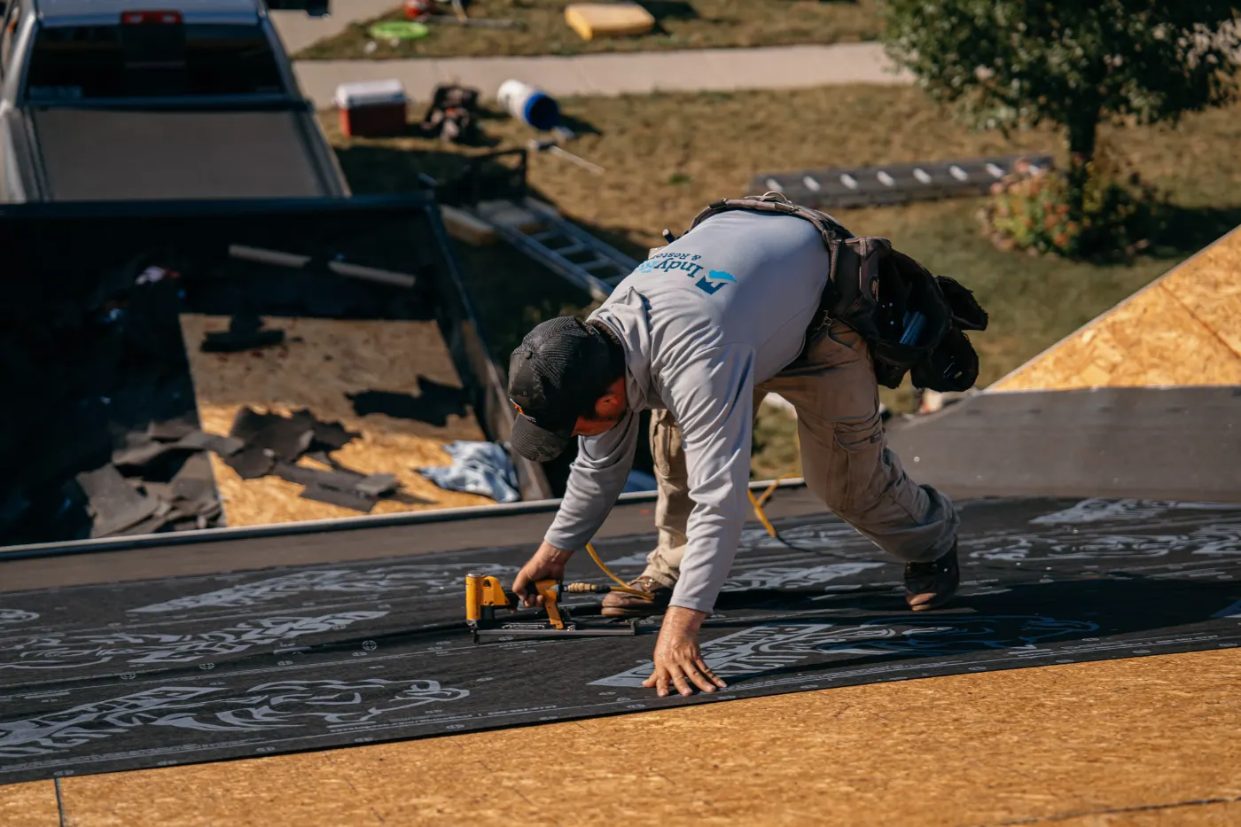 Flashing and seam work in Imperial Hills